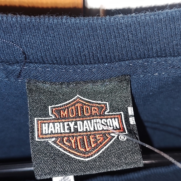 Harley Davidson Scottsdale AZ Men's 2XL Blue Crew neck Tshirt - Picture 8 of 16